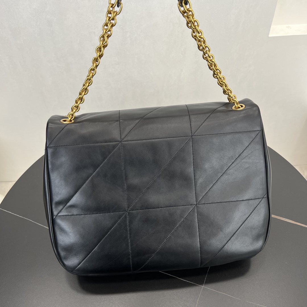 Saint Laurent Jamie 4.3 Quilted Lambskin shoulder Bag Handbag Black 742431  